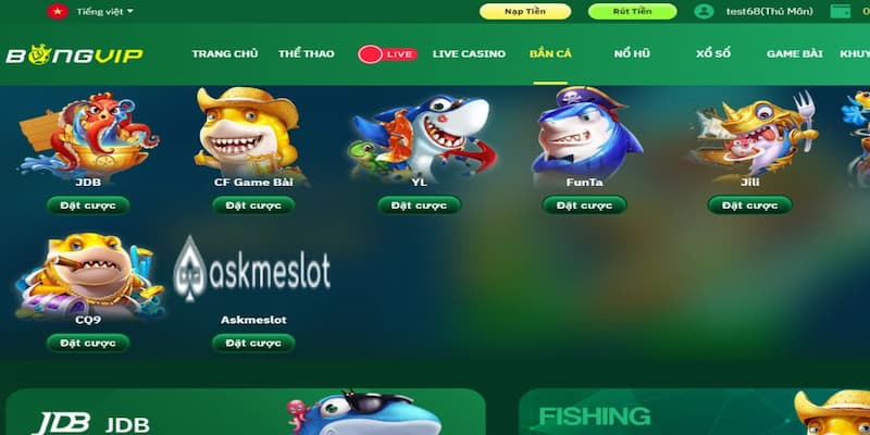 Bongvip - Địa điểm chơi săn cá đổi thưởng độc đáo, thắng lớn